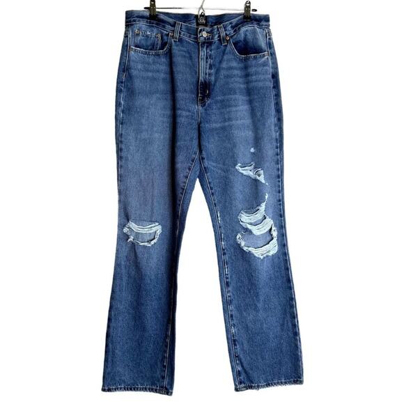 BDG Urban Outfitters Bootcut Jeans Women 31 Distressed Denim Streetwear - Picture 9 of 16